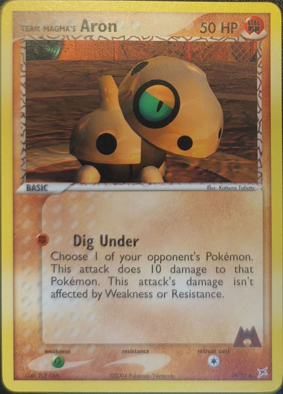 Team Magma's Aron
